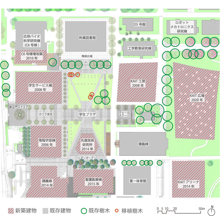 【後編】キャンパス・リニューアルプロセスのランドスケープ設計事例 (神奈川工科大学　学生プラザ）